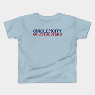 Circle City Ghostbusters Wordmark (Light Shirts) Kids T-Shirt